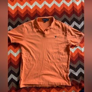 Ralph Lauren Men's Polo Shirt in Bright Orange
